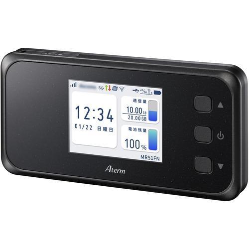 エヌイーシー Wi-Fi モバイルルーター 5G対応 SIMフリー Aterm PA
