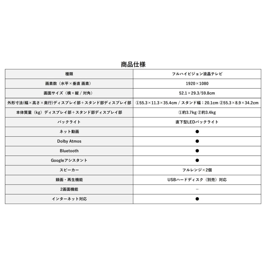 SHARP シャープ 2T-C43GF2 液晶テレビ 43V型 スマートハイビジョン YouTube/Bluetooth対応 AQUOS_6