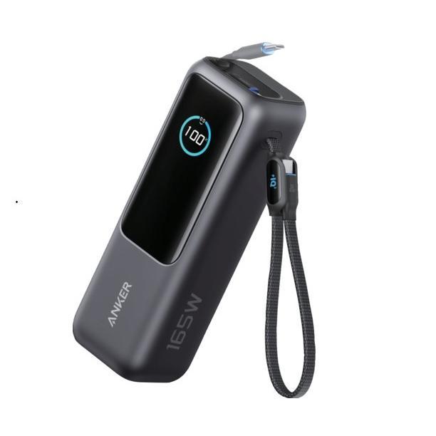ANKER Power Bank (25000mAh Built-In & 巻取り式USB-Cケーブル) A1695N11 [ブラック] 買取価格比較