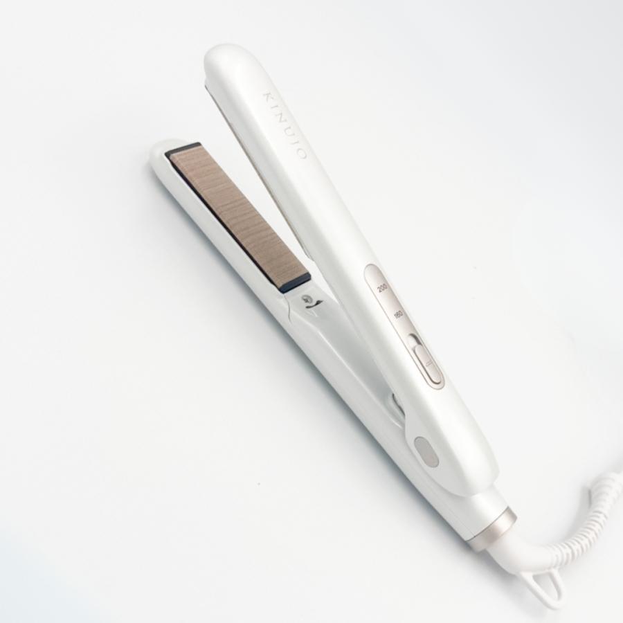 絹女 ヘアアイロン ミニ シルクプレート 海外対応 耐熱ポーチ付き MINI