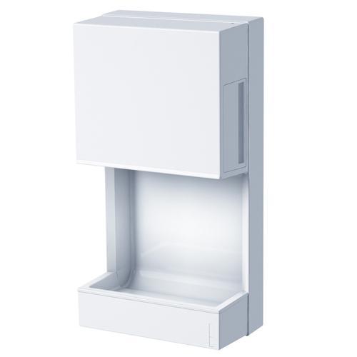 【超美品】三菱☆ハンドドライヤー☆JT-MC105J-W（超美品）取扱説明書付き 三菱電機 ハンドドライヤー ジェットタオルミニ 簡易ヒーター付き 100V