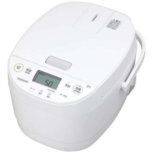 ◆美品◆TOSHIBA東芝炊飯器 5.5合 RC-10HR(W) TOSHIBA 東芝 RC-10HR(W) ホワイト 炊飯器 5.5合 IH炊飯ジャー