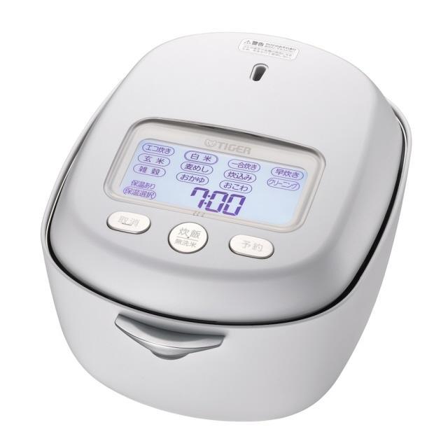 TIGER タイガー魔法瓶 JRX-T060-WT ムーンホワイト 炊飯器 土鍋圧力IH 