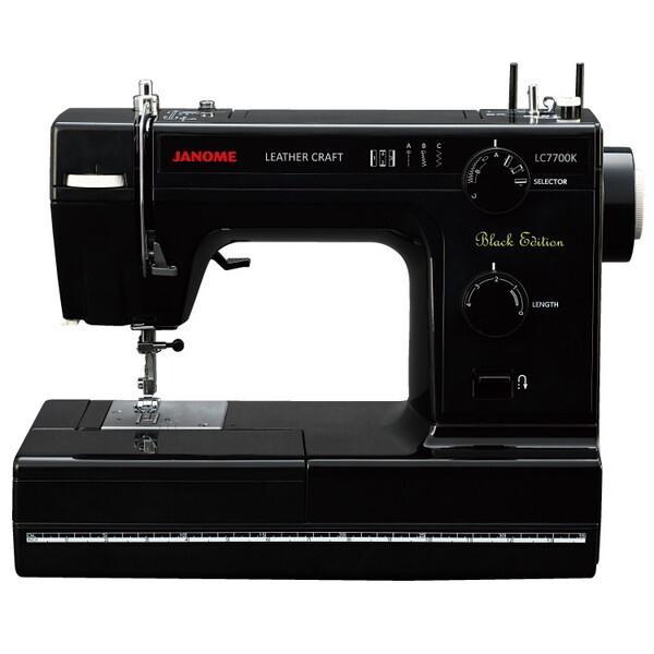 JANOME ジャノメ LC7700K ブラック 電動ミシン レザークラフト
