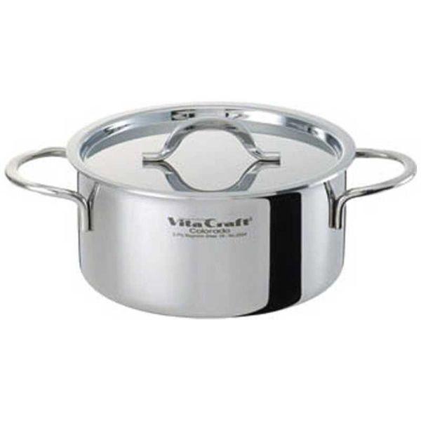 Vitacraft ビタクラフト No.2504 コロラド 両手鍋 20cm 3.1L IH対応