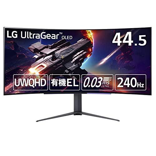 LGエレクトロニクス 45GR95QE-B ブラック ゲーミングモニター 44.5型