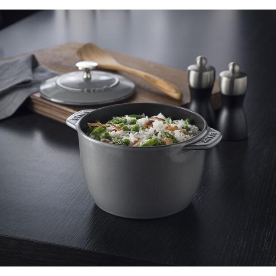 Staub ストウブ ご飯鍋 2合炊 IH対応 両手鍋 炊飯器 16cm 日本