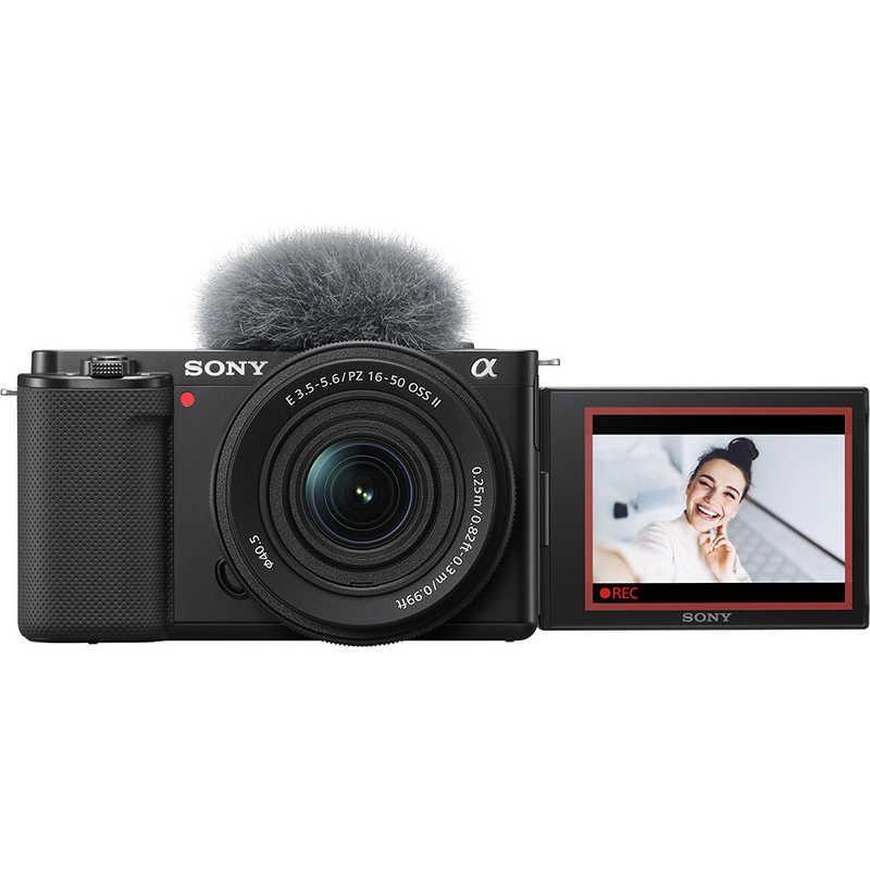 ソニー カメラ ミラーレス一眼カメラ VLOGCAM ZV-E10K-B パワーズーム