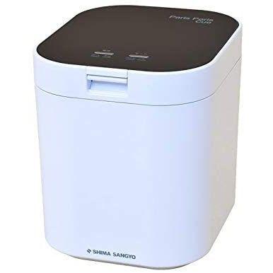 島産業 生ごみ処理機 家庭用 生ごみ減量乾燥機 パリパリキュー 1〜5人用 PPC-11-BK ブラック
