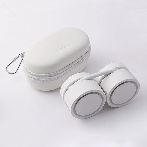 ダンスーン 扇風機 ポータブル扇風機 ネックバンドファン 首かけ 羽