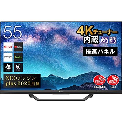 ハイセンス 55V型 ULED液晶テレビ 4Kチューナー内蔵 Amazon Prime