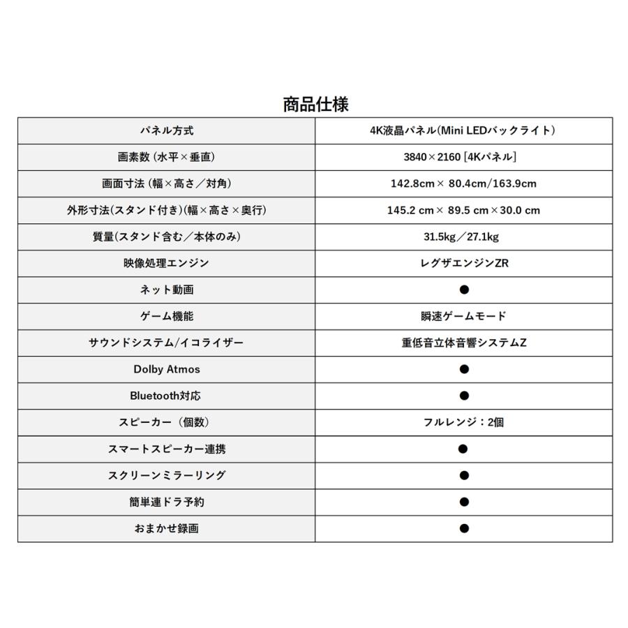 TSV REGZA 65Z870N 液晶テレビ65V型 4Kチューナー内蔵 YouTube