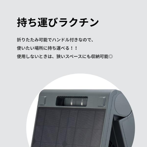 アピックス 扇風機 サーキュレーター ソーラーパワーファン APF-565L