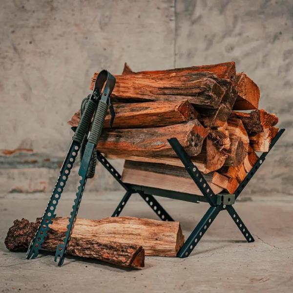 TOYOTOMI トヨトミ TB-GM1 オリーブグリーン 薪スタンド 長さ