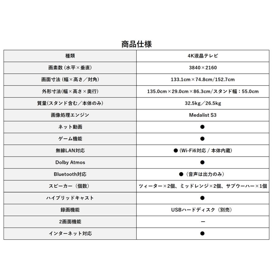 シャープ テレビ 60インチ アクオス 4T-C60EN1 4K液晶テレビ 60V型 4K