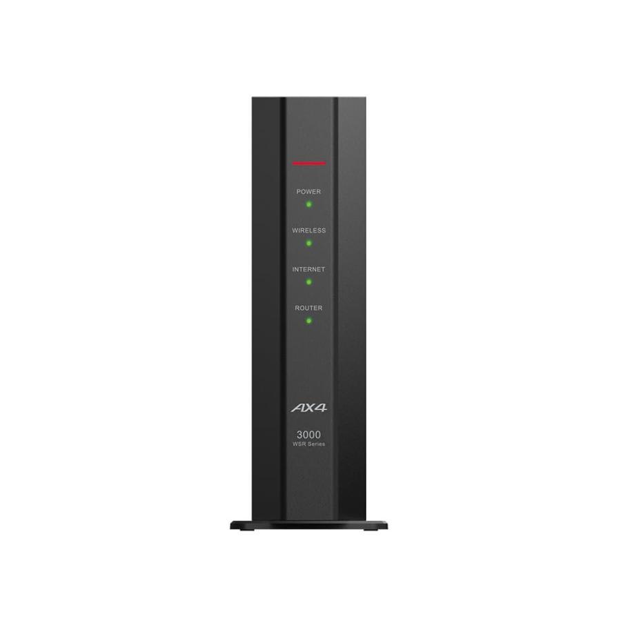 新品未使用/未開封 BUFFALO WSR-3000AX4P-BK BUFFALO 無線LANルーター 【親機/11ax/ac/n/a/g/b 2401+573Mbps