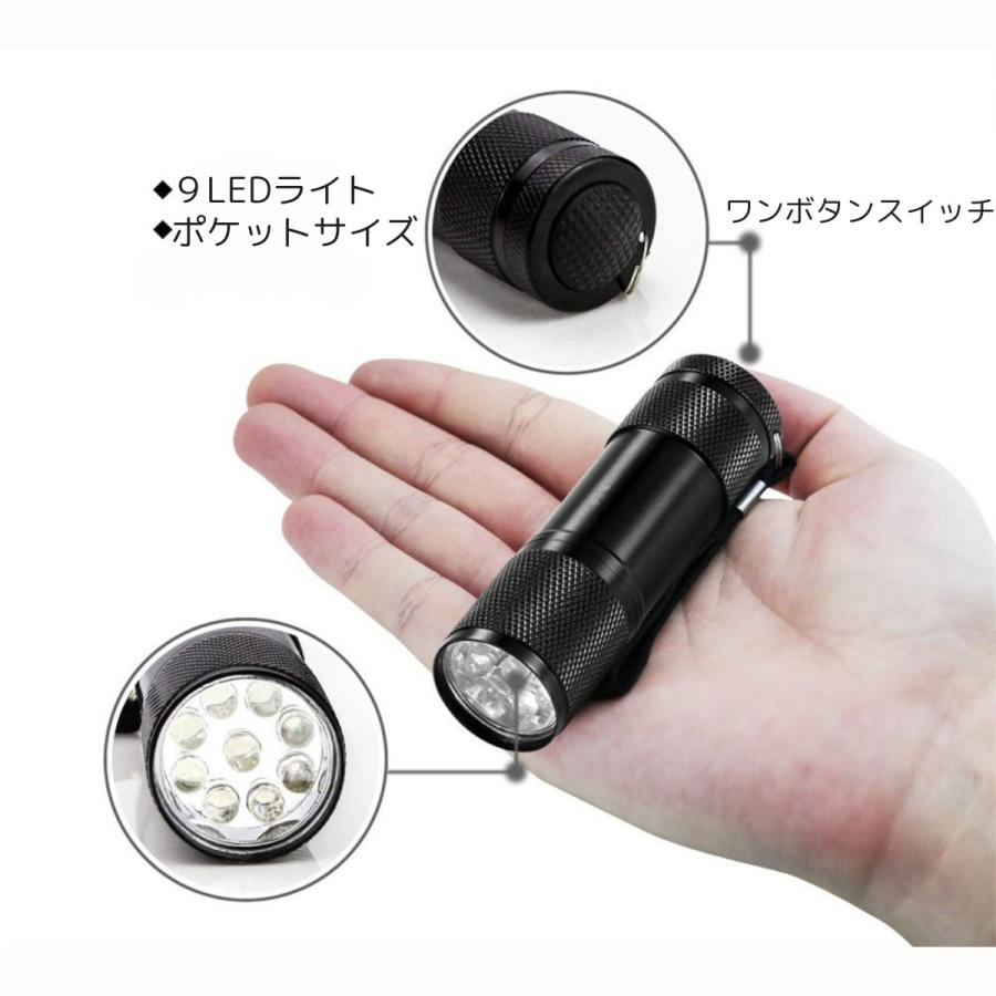 ブラックライト UVライト 釣り用 紫外線ライト 395nm 蓄光器 UV蓄光器