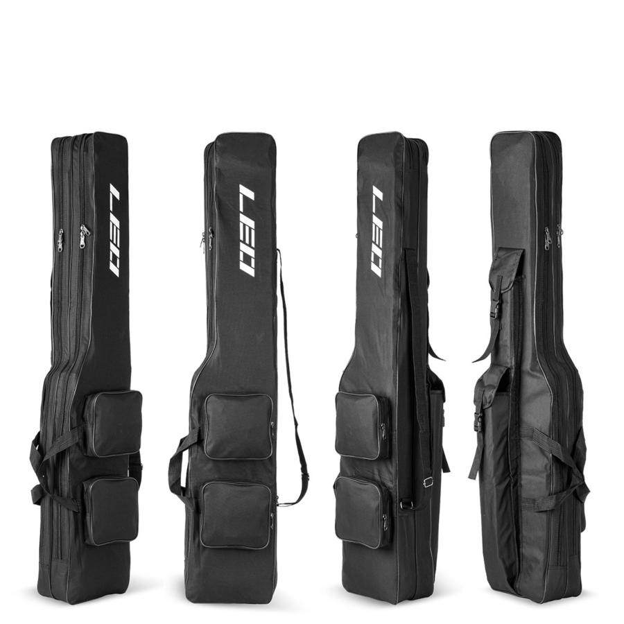 送料無料】ロッドケース フィッシングバッグ 收納バッグ 2層式 1.3M