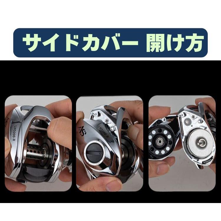 送料無料】ベイトリール 遠投 フィッシング リール 両軸リール 釣り 右