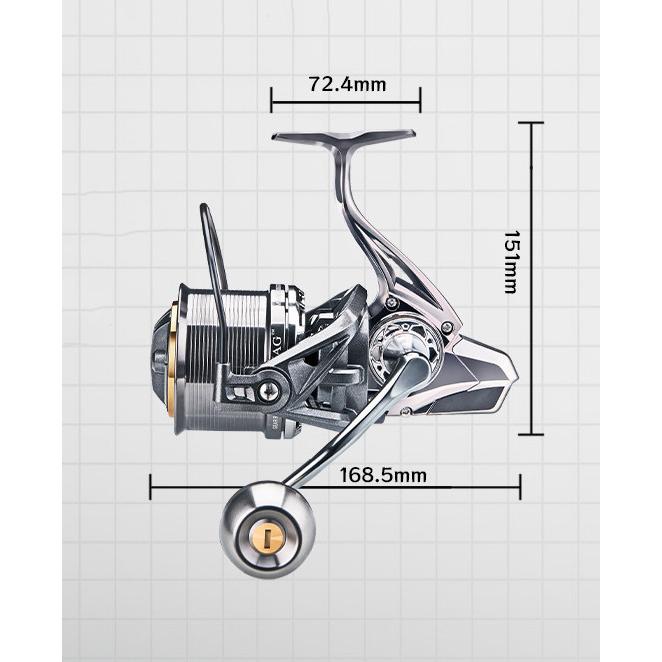 【送料無料】大型 スピニングリール 8000番 大物 ねじ込み 釣り リール 訳アリ 大型 スピニングリール 8000番 大物 ねじ込み 釣り リールの