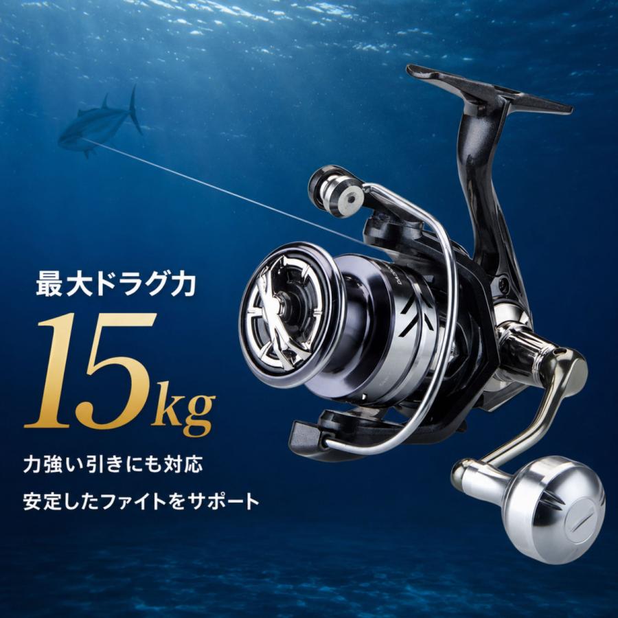 スピニングリール 2000番 3000番 4000番 5000番 6000番 7000番 最大