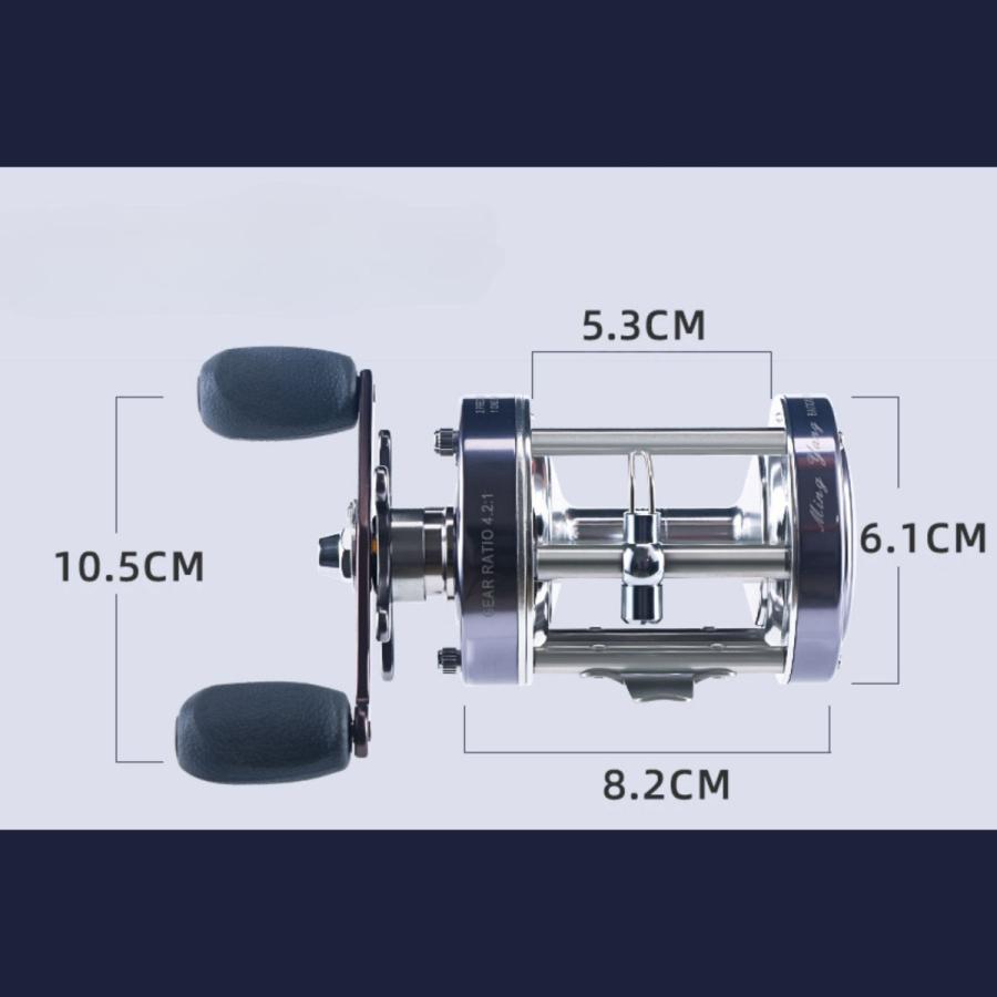 送料無料】ベイトリール リール 両軸リール 釣り 大物狙い ビッグ