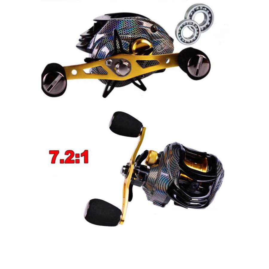 一番人気物 送料無料 フィッシング リール ベイトリール 右ハンドル 左ハンドル 釣り 7 2 1 超軽量 ドラグ力 8 10kg ガラスファイバ ボディー 黄銅ギア 海水 淡水 Cisama Sc Gov Br