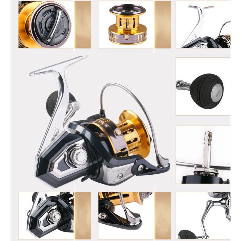 限定価格セール 送料無料 ハンドル左右交換 湖 海釣り 淡水釣り 5 1bb 最大ドラグ力 15kg ギア比 4 1 1 淡水 海水 釣り 番 スピニングリール 遠投 リール フィッシング スピニングリール Www We Job Com