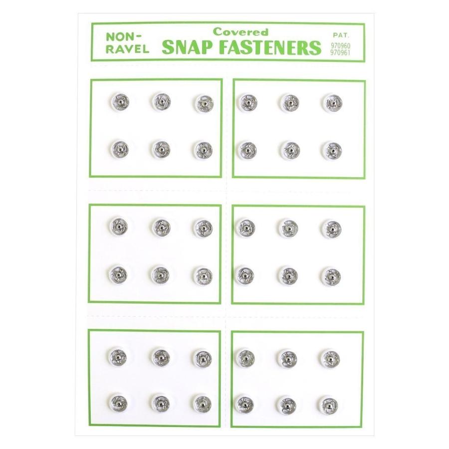 シルクスナップ くるみスナップ 7mm/8mm 1シート(36組) 定形外郵便可
