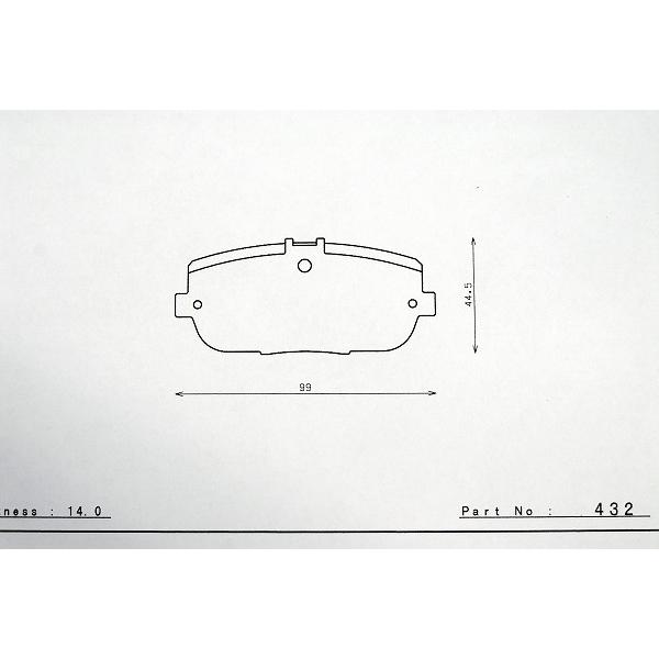 N G1改DD ブレーキパッド ドリフト dp432DD ロードスター NCEC ND5RC