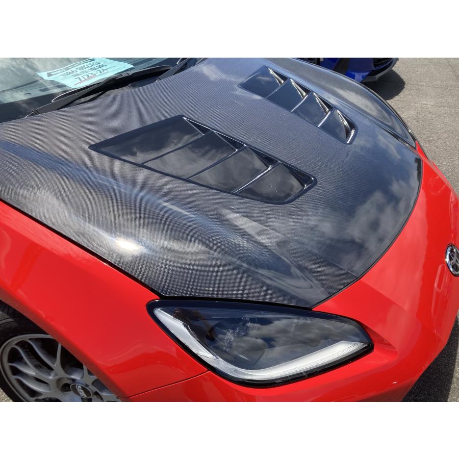 【美品】GR86(ZN8)/BRZ(ZD8) 純正ボンネット レッド(DCK) GR86 ZN8 BRZ ZD8 カーボンボンネット タイプ1 : dspeedストア