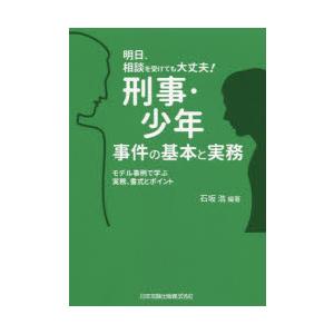 刑事・少年事件の基本と実務 モデル事例で学ぶ実務、書式とポイント｜dss