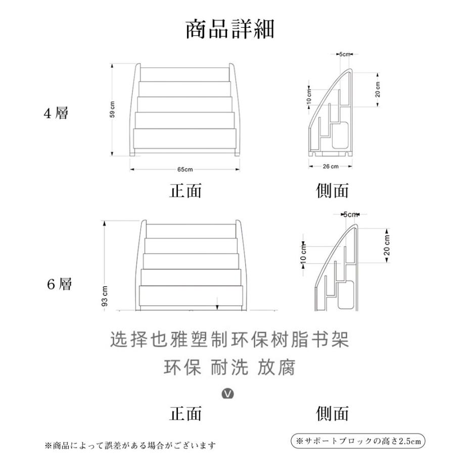 絵本棚 絵本ラック 6層 スツールx2 倒れ防止設置追加 大容量ラック