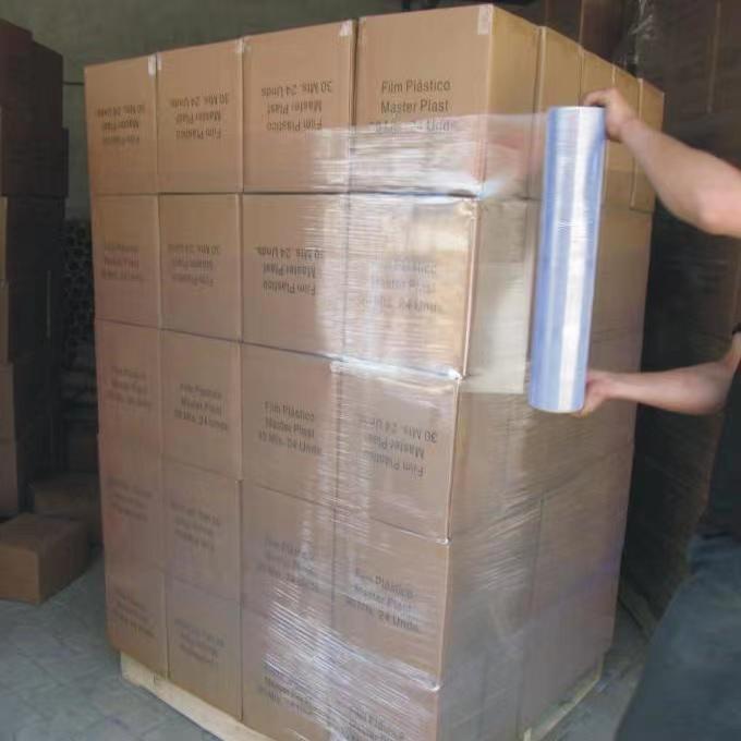 ストレッチフィルム ラップ (20μ × 500mm 300m) 4巻セット 梱包用