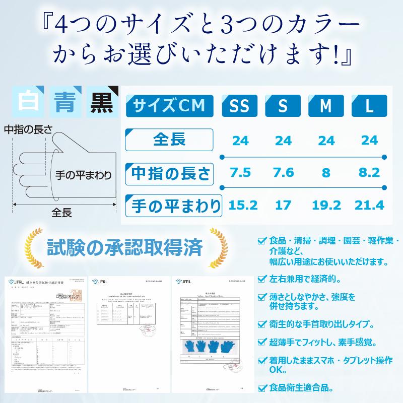 OHTE 【最安1100円〜】ニトリル手袋 100枚入 SS S M L ゴム手袋 白 青