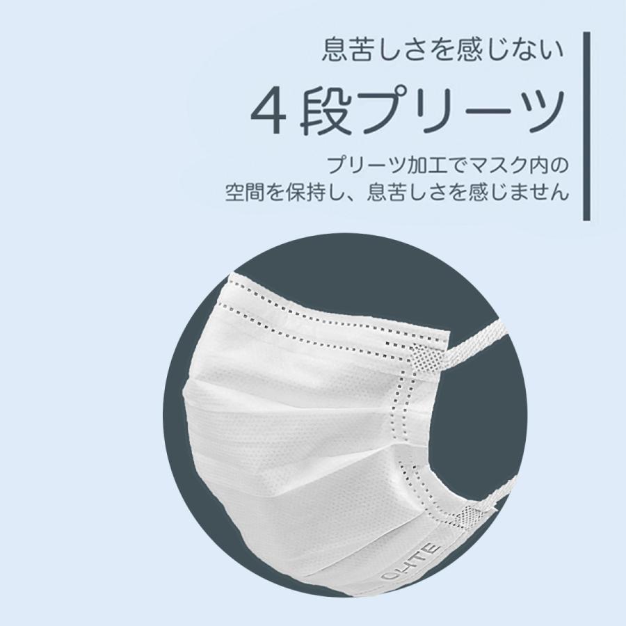 マスク 不織布 ふつう 50枚x6箱 300枚 大人用 普通サイズ 耳が痛くならない 使い捨てマスク 新快適 柔らかい メガネ 大容量 ohte 送料無料 母の日｜dssangokudo｜07