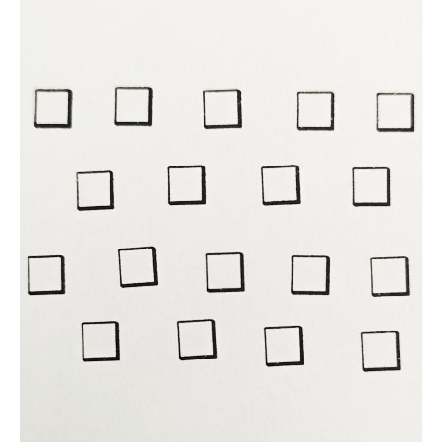 ブラザー工業 立体風チェックボックス影浅め□ ブラザーネーム6 浸透印