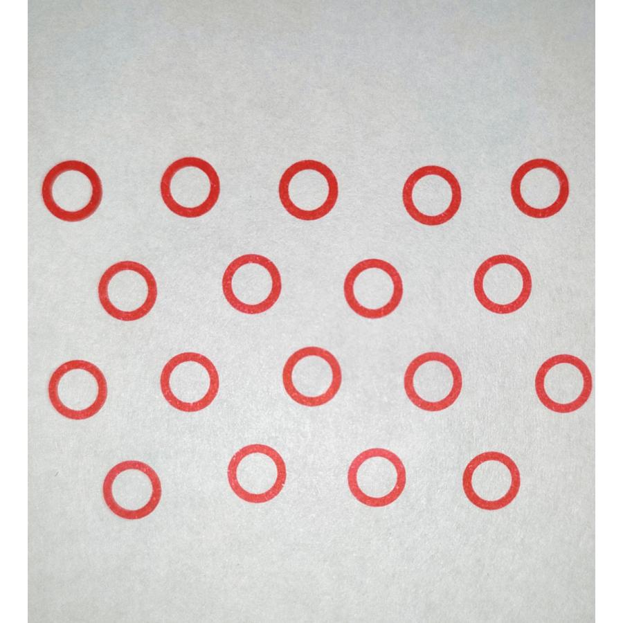 ブラザー工業 ◯丸マーク極太枠直径約6mmスタンプ シブラザー訂正印