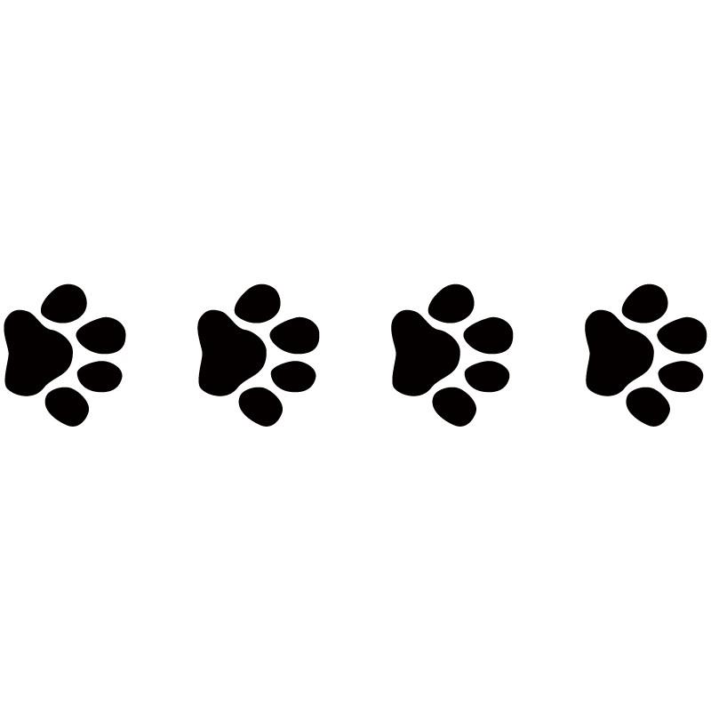 処分品 ドッグ 犬 猫 キャット 足跡 肉球カッティングステッカーa 約5cmx約4 3cm 4個 Nikukyu A 5cm デジタルスタンプ工房 通販 Yahoo ショッピング
