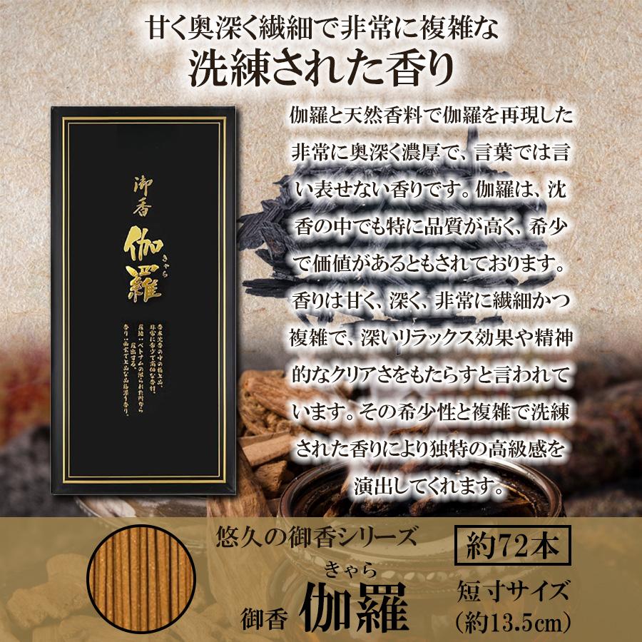 TRAD JAPAN（トラッドジャパン） 御香 伽羅 スティック 短寸 30g お香