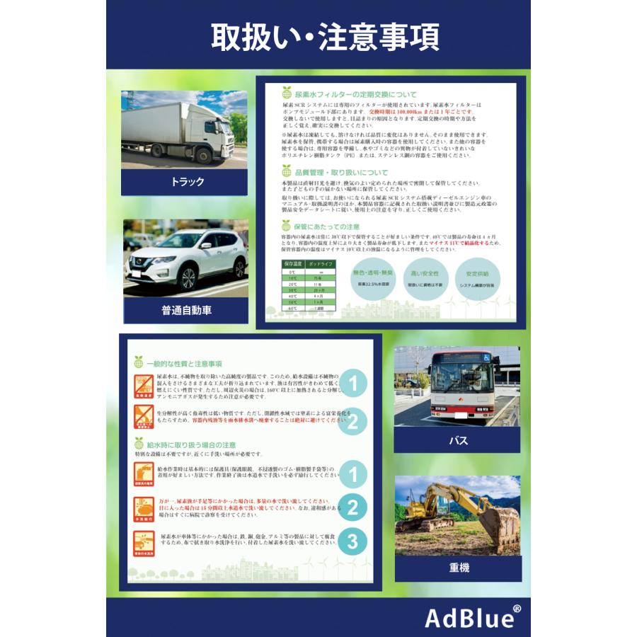 TRAD JAPAN アドブルー AdBlue 10L 高品位尿素水 ディーゼル車 ノズル付き｜dstj｜06