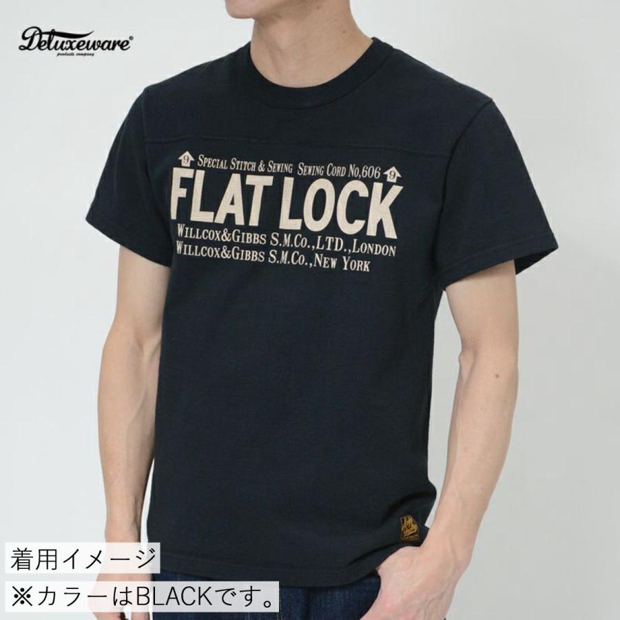 DELUXEWARE（デラックスウエア） 半袖 Tシャツ DXTS-FL1 [FLAT LOCK 