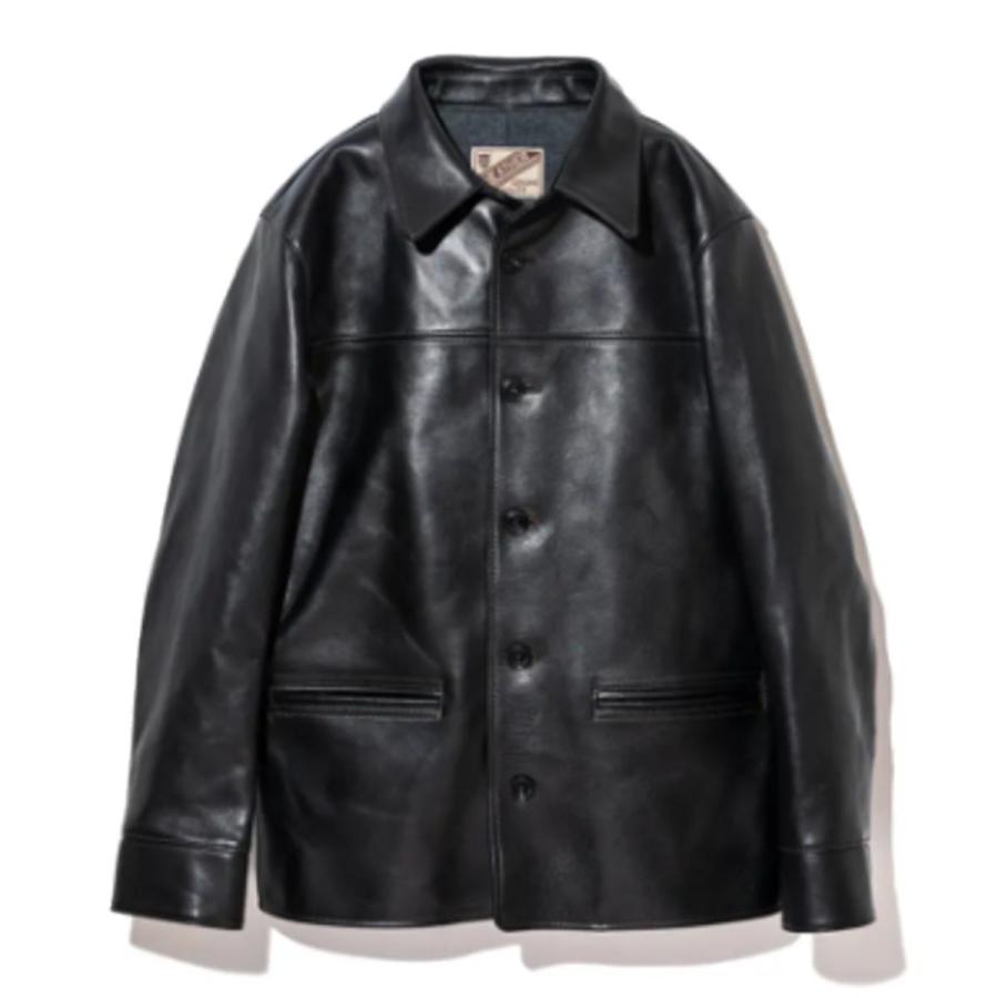 Y'2 LEATHER ECO HORSE 30'S CAR COAT 色：BLACK サイズ：40 Y2