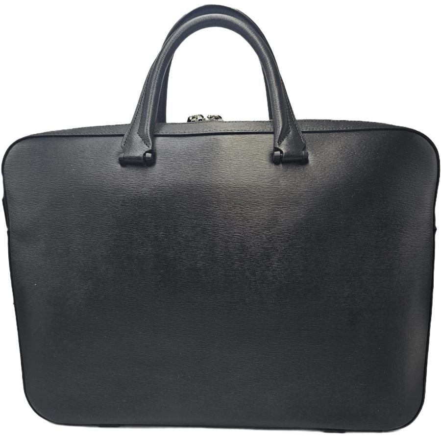 Paul Smith ブラックビジネスバッグ Paul Smith（ポール・スミス） ビジネスバッグ 本革 ストローグレイン