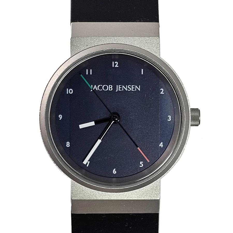 New Jacob Jensen ヤコブ・イェンセン 腕時計 ブラック チタン
