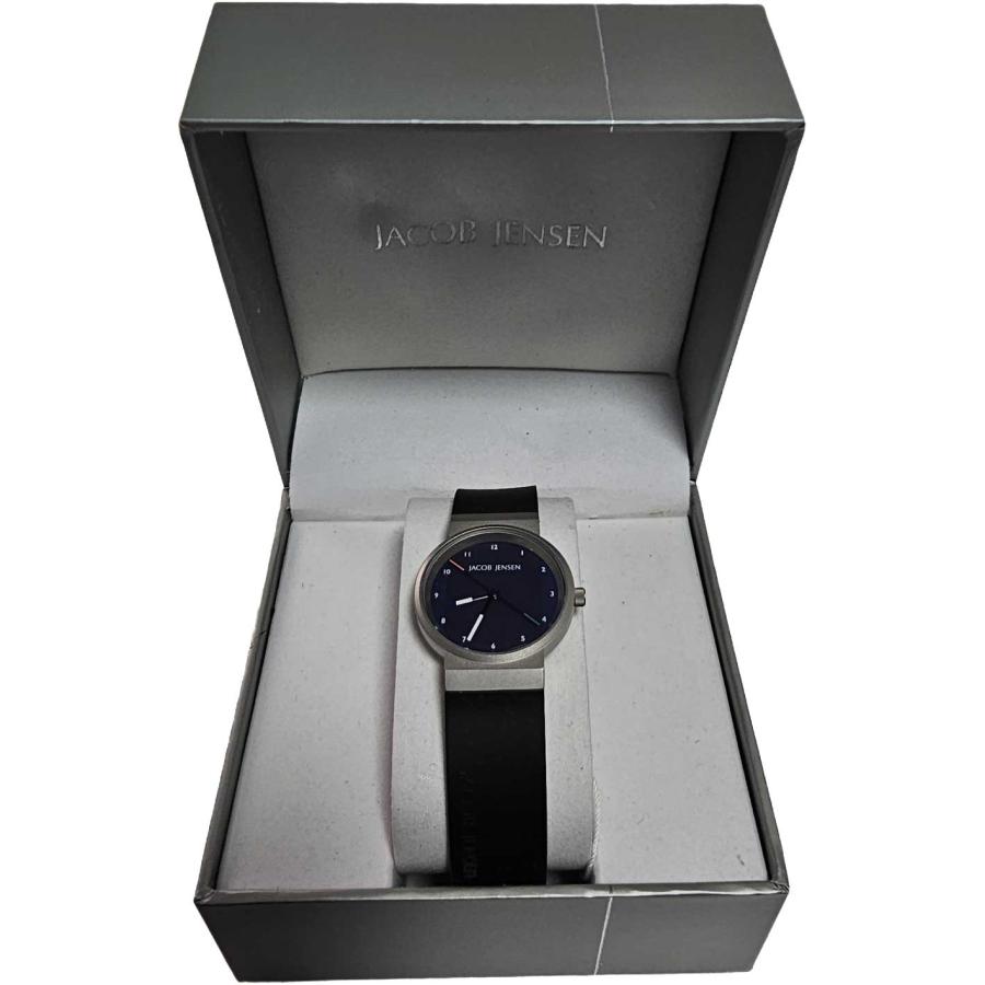 New Jacob Jensen ヤコブ・イェンセン 腕時計 ブラック チタン