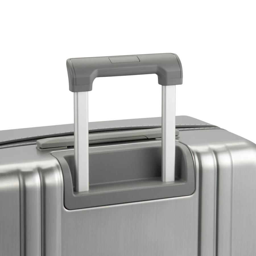 ゼロハリバートン キャリーケース 4輪 ヘアラインシルバー Classic Lightweight 4.0 Metallic | Continental Carry-On 37L 81373-05の画像