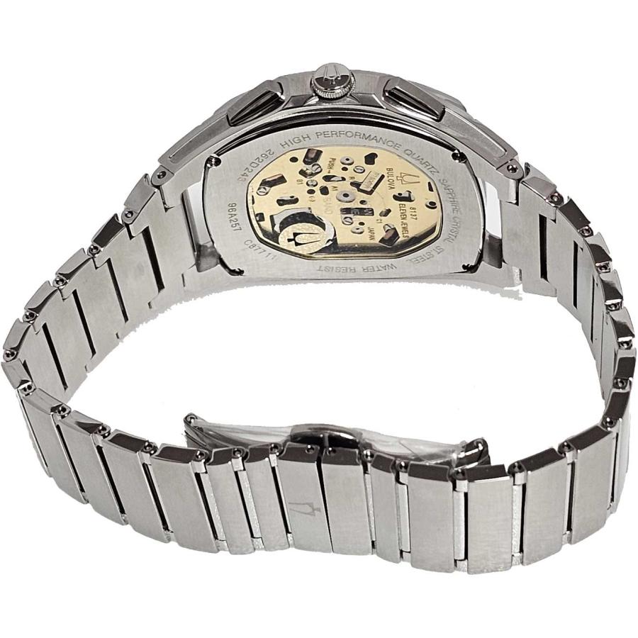 Bulova ブローバ カーブ クロノグラフ メンズ Curv Chronograph Mens Watch 42mm 3ATM Quartz New 96A257の画像