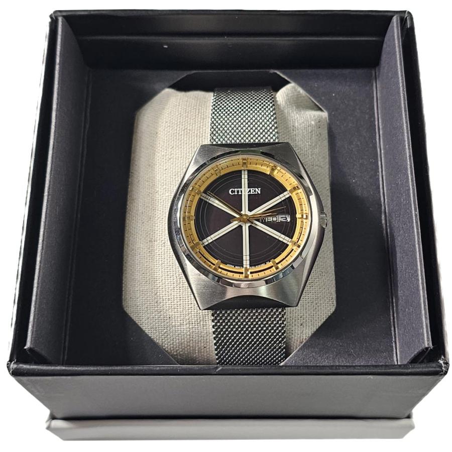 新品CITIZEN エコドライブ BM8541-91E ちょい傷 RECORD LABEL [シチズン] CITIZEN 太陽電池搭載 プロトタイプデザイン