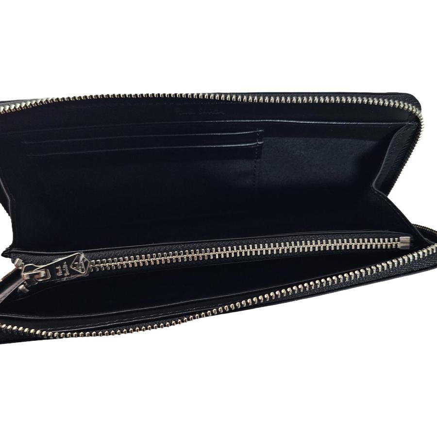 Paul Smith（ポール・スミス） 長財布 ラウンドファスナーブラック